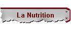 La Nutrition